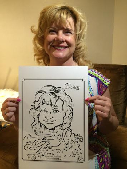 Yvonne B Caricature Artists