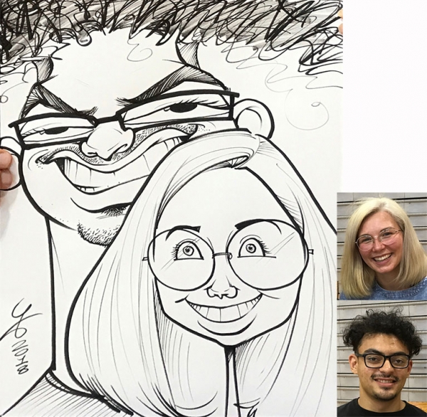 Kevin R Caricature Artists