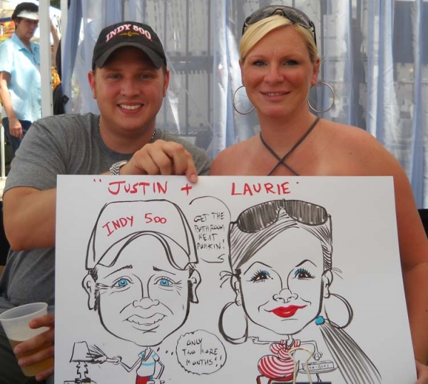 Two Handed Mikey Caricature Artists