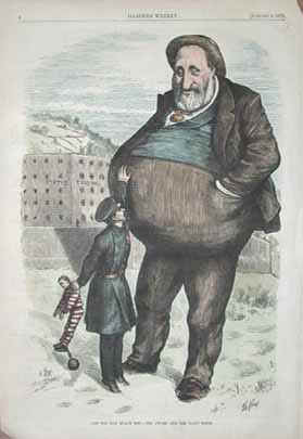 Caricature of Boss Tweed by Thomas Nast