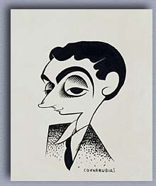 self caricature by Miguel Covarrubias