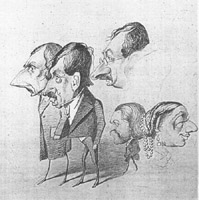 caricature by Monet