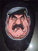 saddam hussain caricature by grant pominville