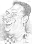 caricature of Mike Hasson by Ben Asher