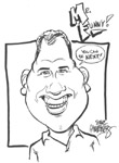 caricature of me by Steve Campbell