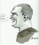 caricature of mike hasson by danielle corsetto