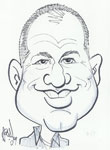 caricature of mike hasson by caricature artist Kyle Edgel