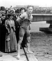 harry houdini in chains