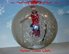 Laura Ernst's Human Snow Globe