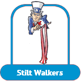 stilt walkers for parties