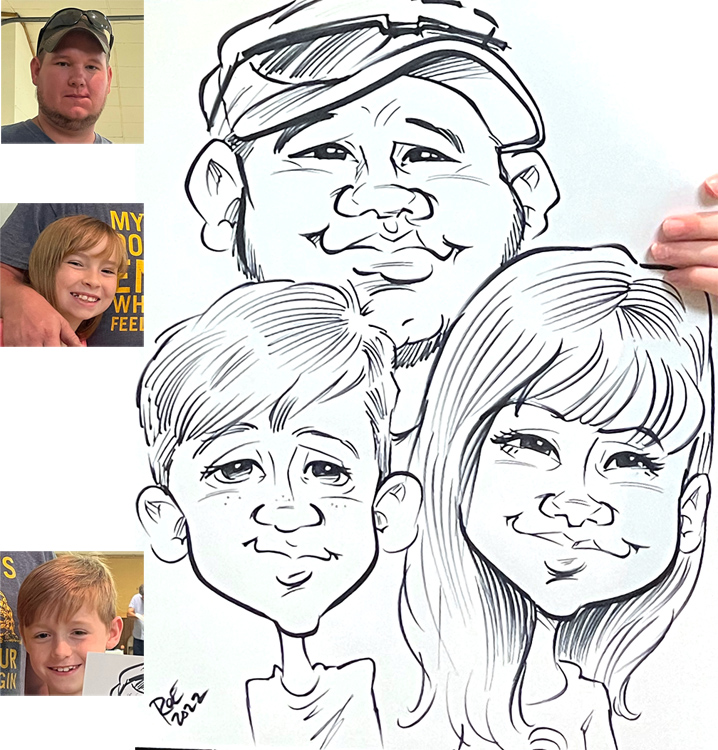 Ryan R Caricature Artists